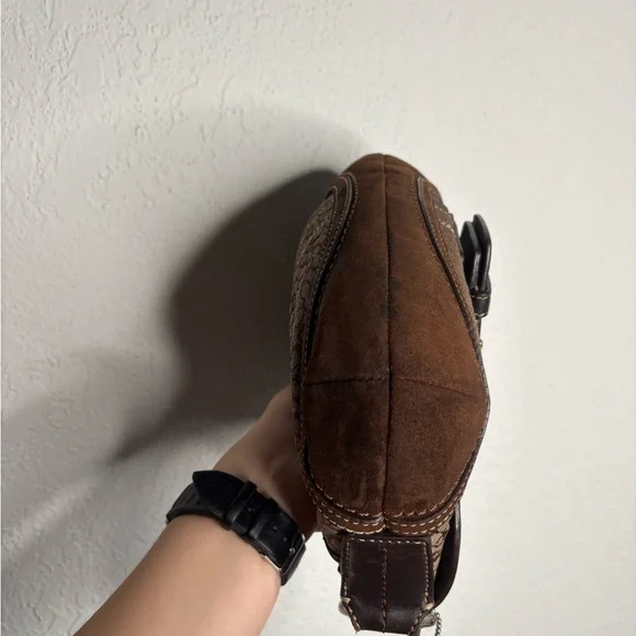 Brown Coach Mini Signature + Suede Mini SoHo - Picture 9 of 12